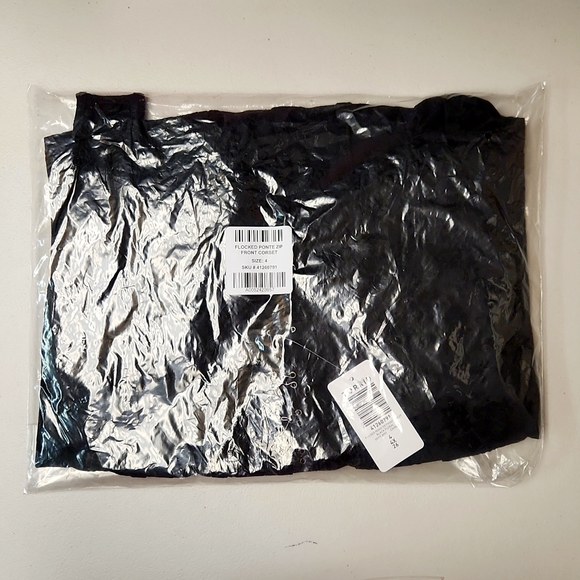 ❤️NWT VINTAGE TORRID CORSET TOP - HOOK & EYE - DAMASK PRINT SLEVELESS PLUS SIZE - Picture 5 of 12